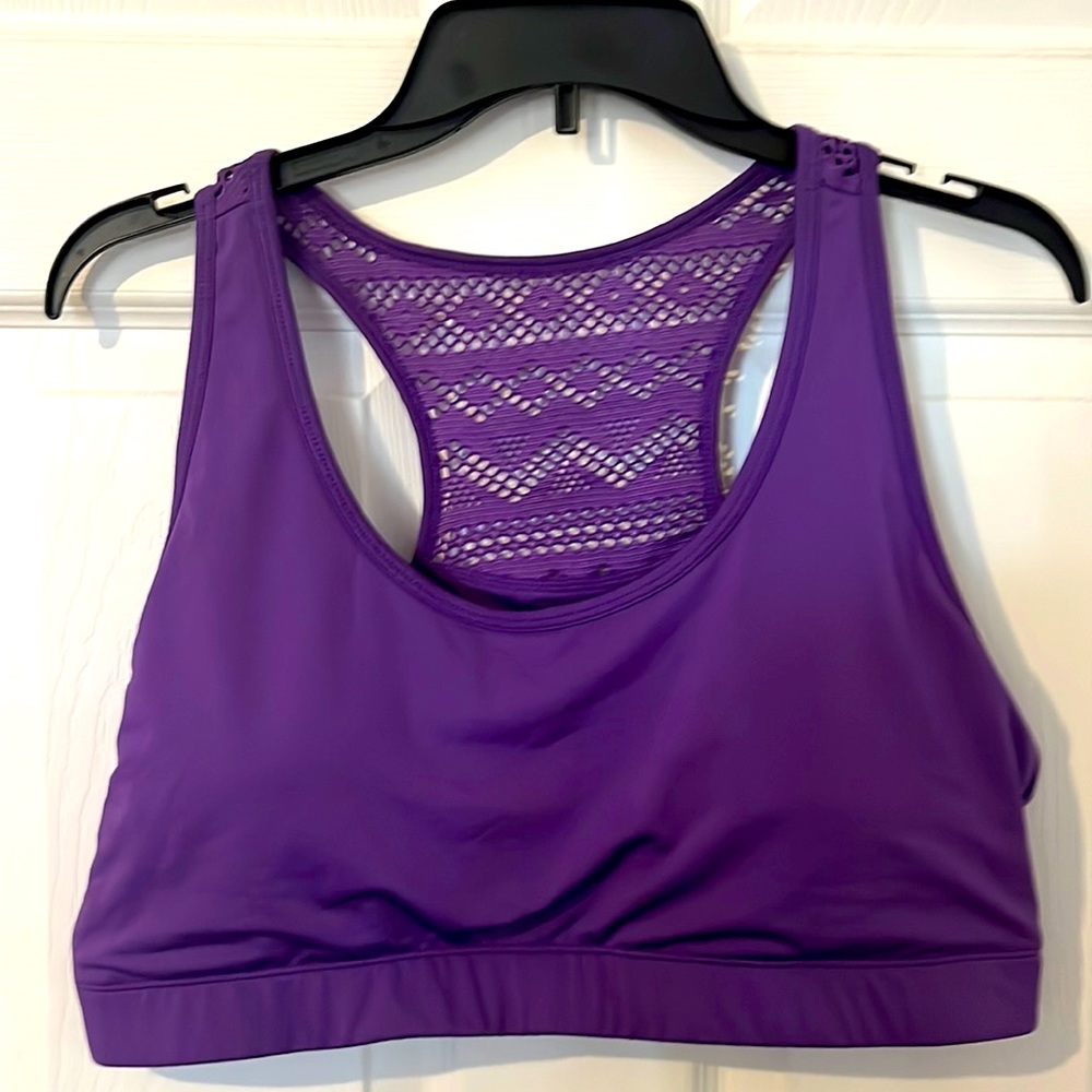 Purple Zyia Sports Bra